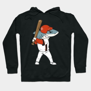 Funny Baseball Shark Shirt I sea sports gift Hoodie